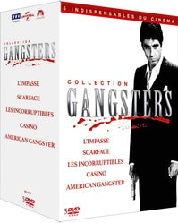 Collection Gangsters : Les Incorruptibles + Scarface + American Gangsters + L'Impasse + Casino [DVD]