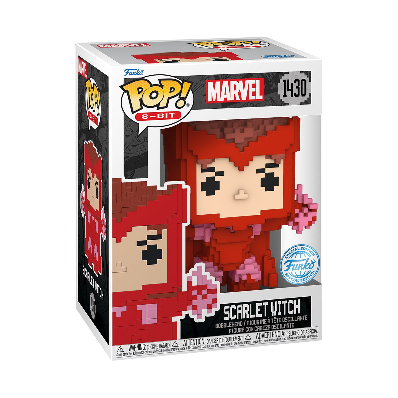 Funko Pop! Marvel: 8-Bit - Scarlett Witch - flash vidéo