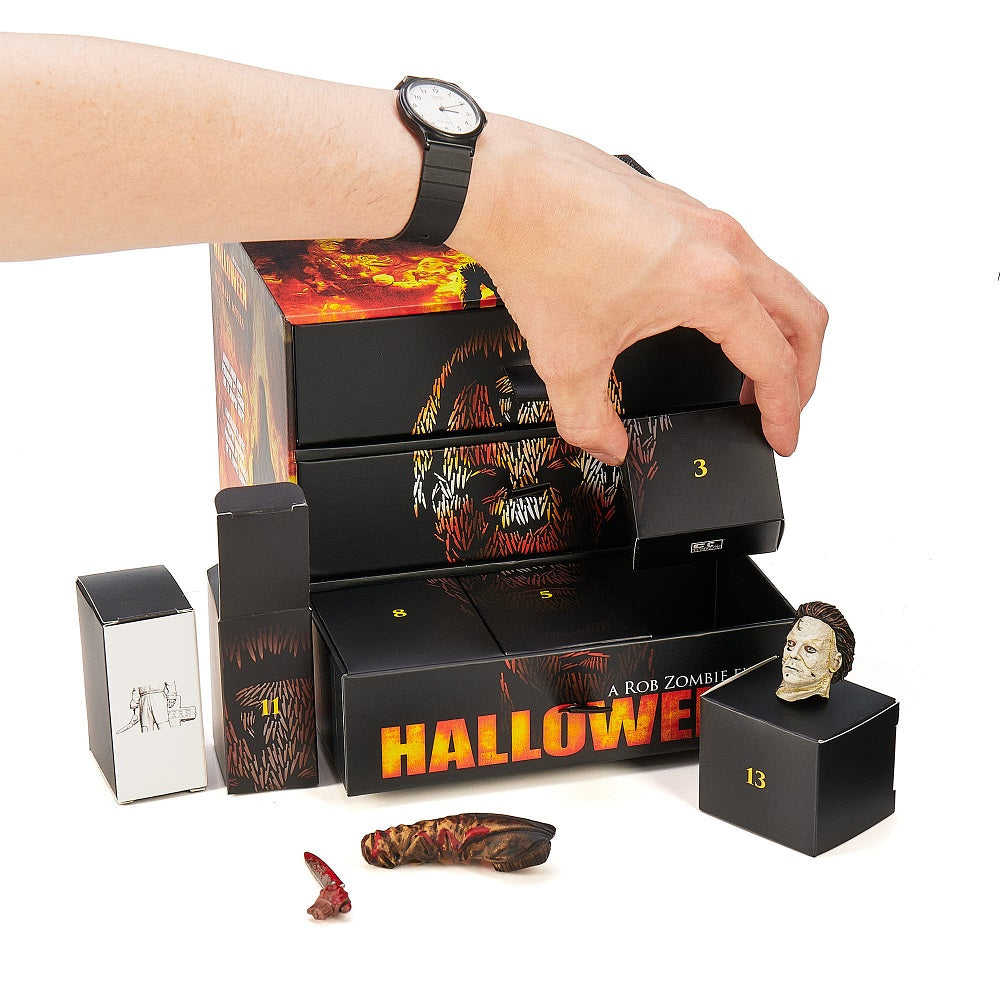 Numskull - Halloween - Calendrier de l'Avent de 24 jours (figurine Michael Myers à construire) - flash vidéo