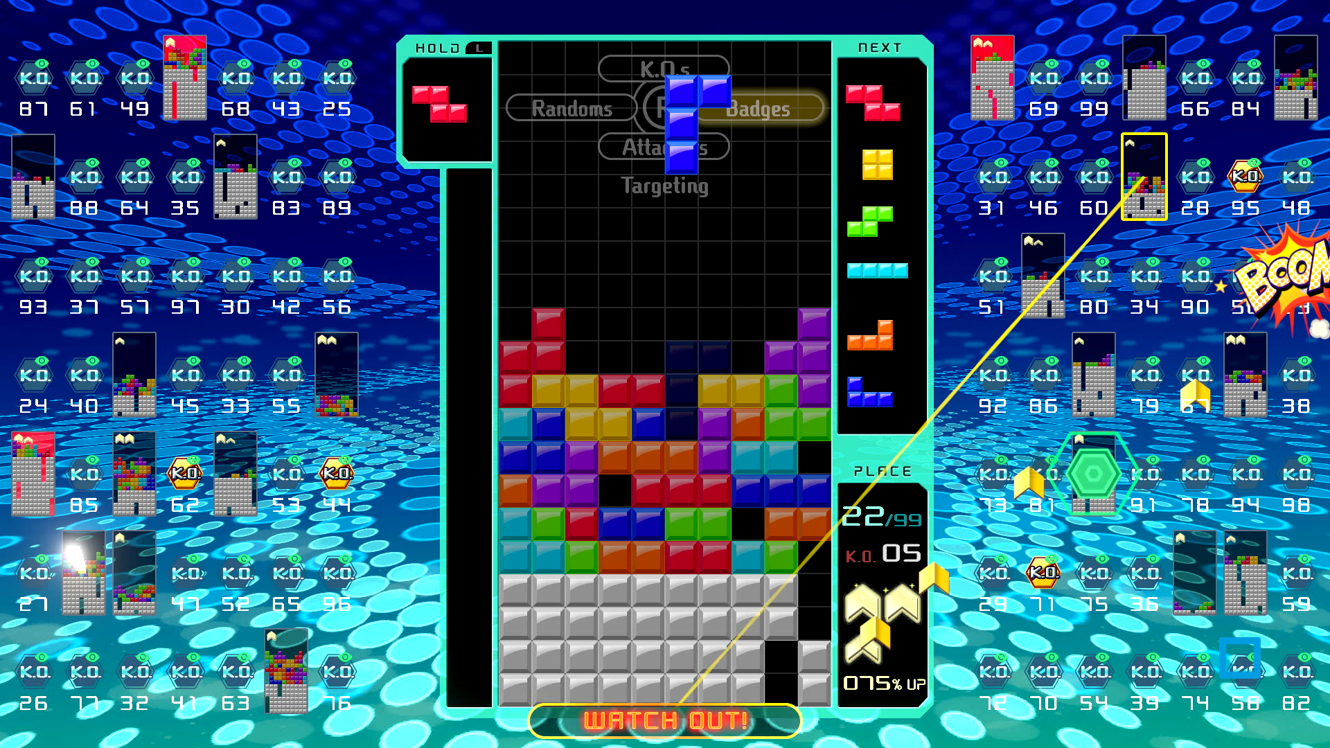 Tetris 99 + Abonnement Nintendo Switch Online 12 mois - flash vidéo
