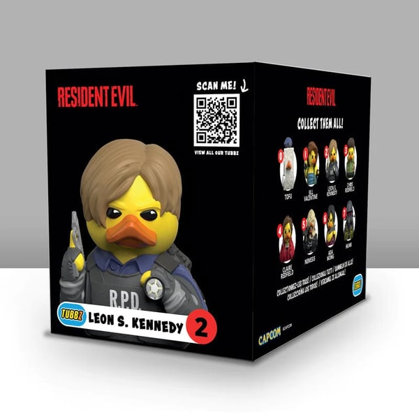 Best of TUBBZ Boîte Canard de bain - Resident Evil - Leon S. Kennedy - flash vidéo