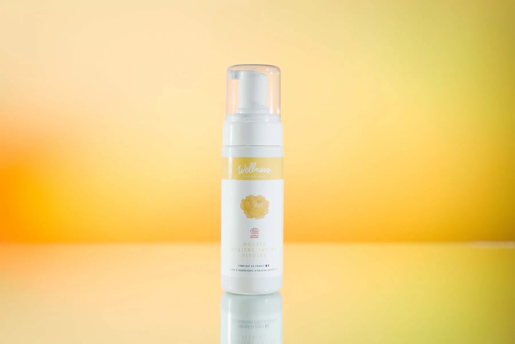 Mousse hygiène intime naturelle à la pivoine certifiée Cosmos Organic [Bien-être] - flash vidéo