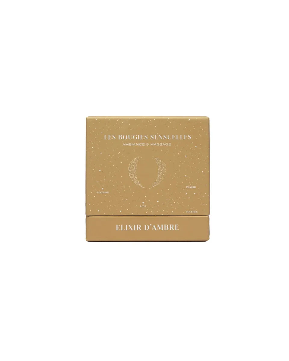 Bougie de Massage Sensuelle Elixir d'Ambre [Bien-être] - flash vidéo
