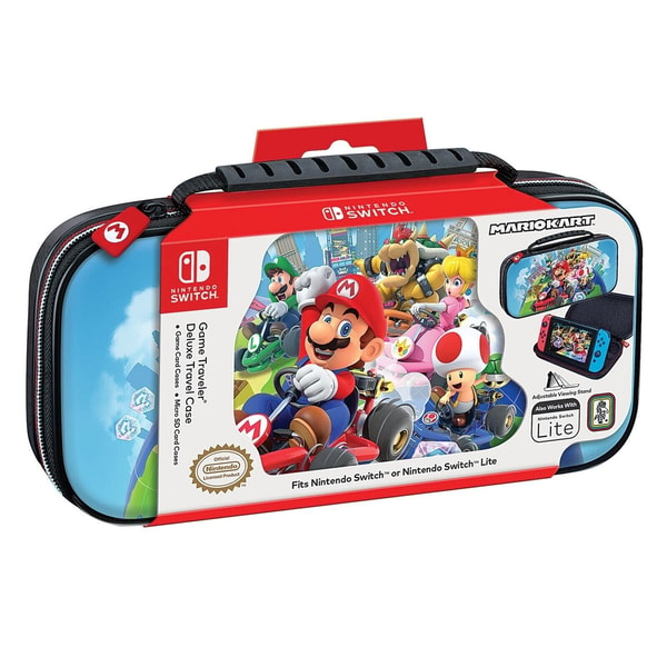 Nacon Game Traveller Deluxe Travel Case Mario vs Bowser pour Nintendo Switch, Switch lite et Switch OLED