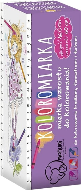 Monumi - Poster Coloriable de mesure XXL "Flower Princes"