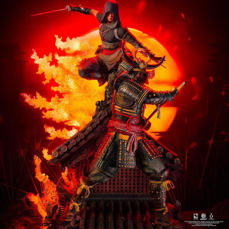 PureArts - 1:4 Scale Statues - Assassin's Creed - Animus Naoe et Yasuke Statue 79cm