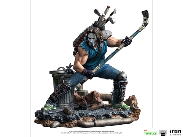 Iron Studios - BDS Arts Scale 1/10 - Teenage Mutant Ninja Turtles - Casey Jones Statue 19cm - flash vidéo