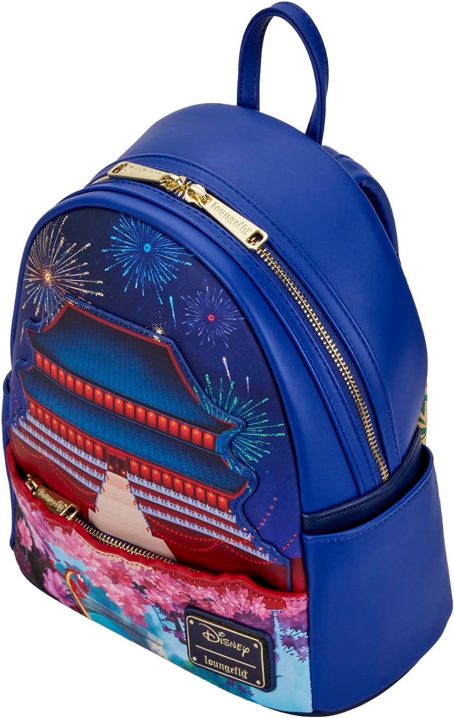 Loungefly: Disney - Mulan - Castle Light Up Cosplay Mini Backpack - flash vidéo