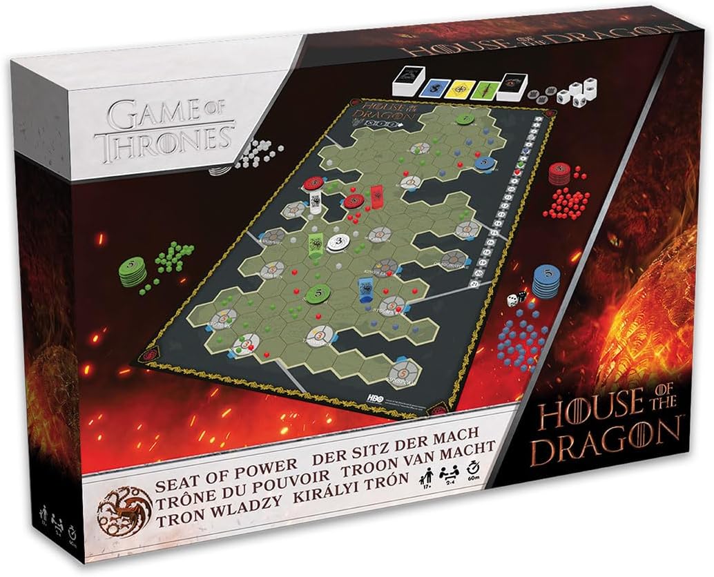 Shuffle - Jeu de plateau Game of Thrones: House of the Dragon Trône du Pouvoir - flash vidéo