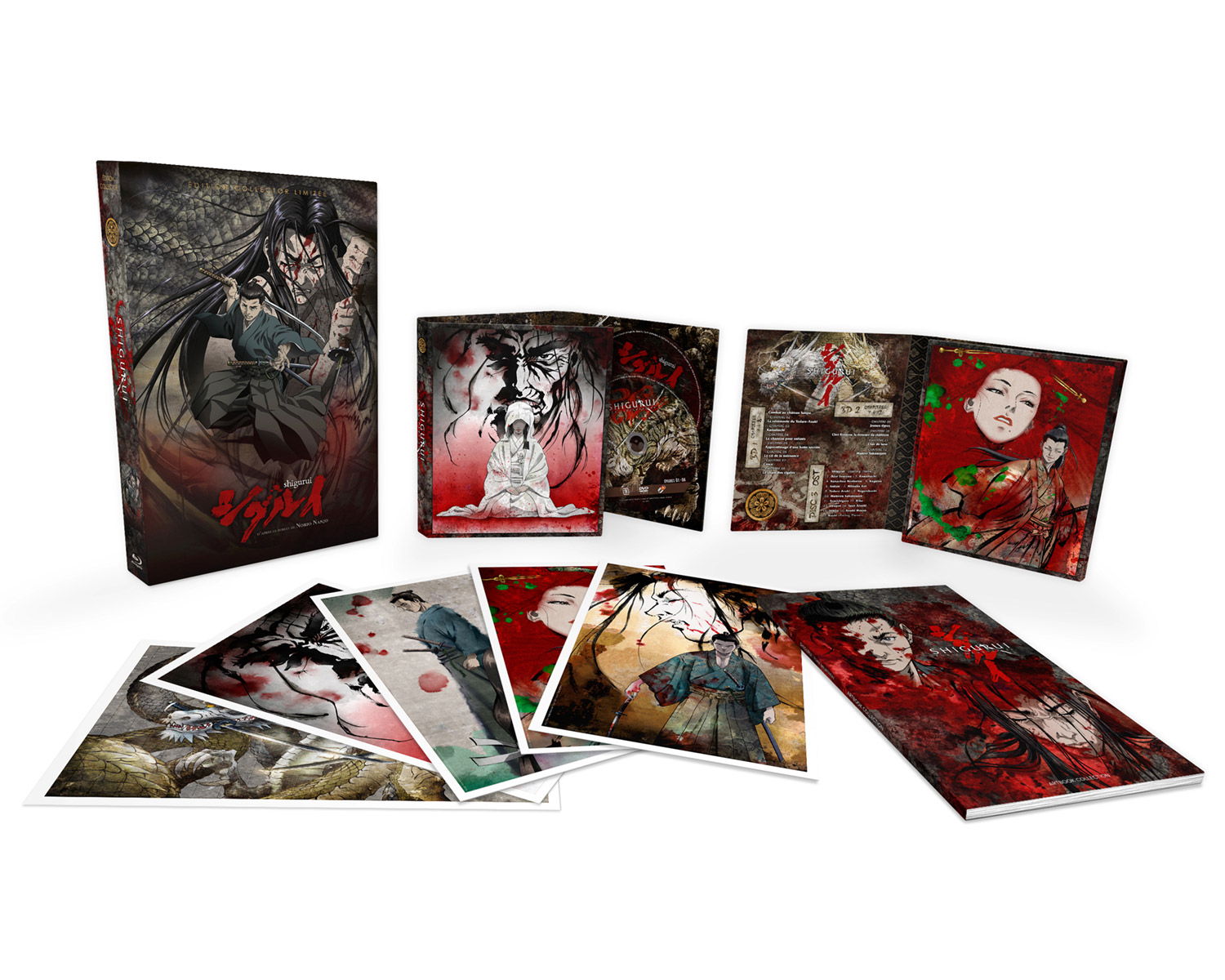 Shigurui : Furie meurtrière - Intégrale - Edition Collector Limitée - Coffret Combo Blu-ray + DVD