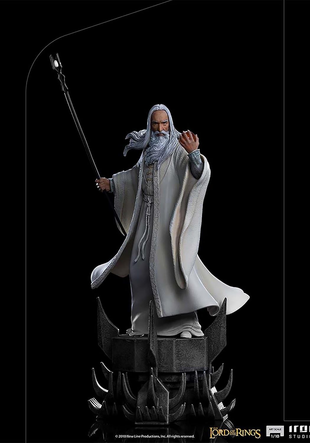 Iron Studios - BDS Arts Scale 1/10 - The Lord of the Rings - Saruman Statue 29cm - flash vidéo
