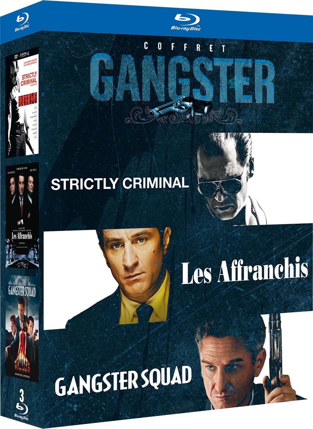 Coffret Gangster : Strictly Criminal + Les affranchis + Gangster Squad [Blu-ray]