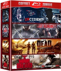 Coffret Zombie : Incident + Exit Humanity + The Dead + War of the Dead [Blu-ray]