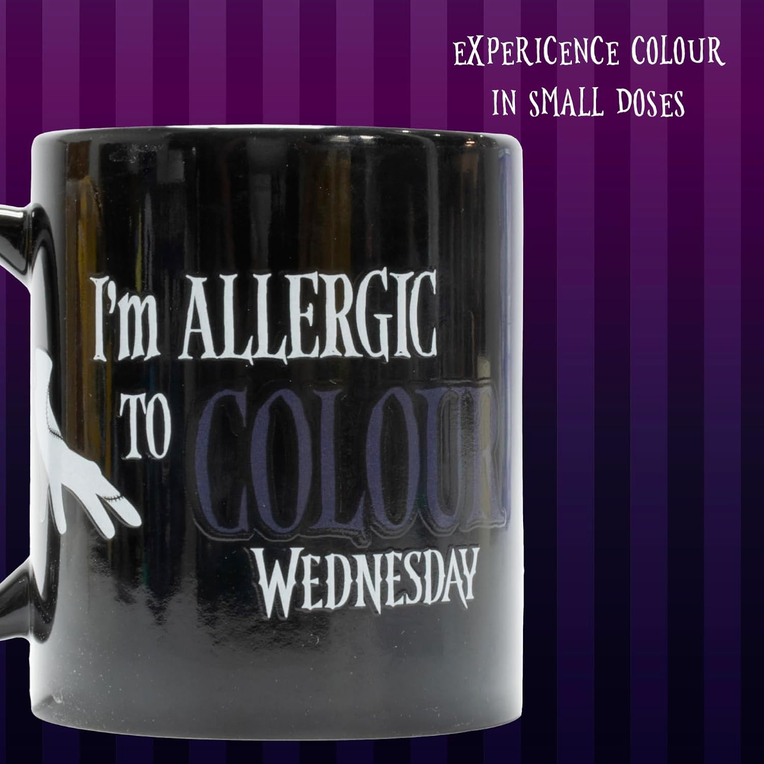 Mercredi - Mug thermoréactif XL Fenêtre du Hall Ophelia - flash vidéo