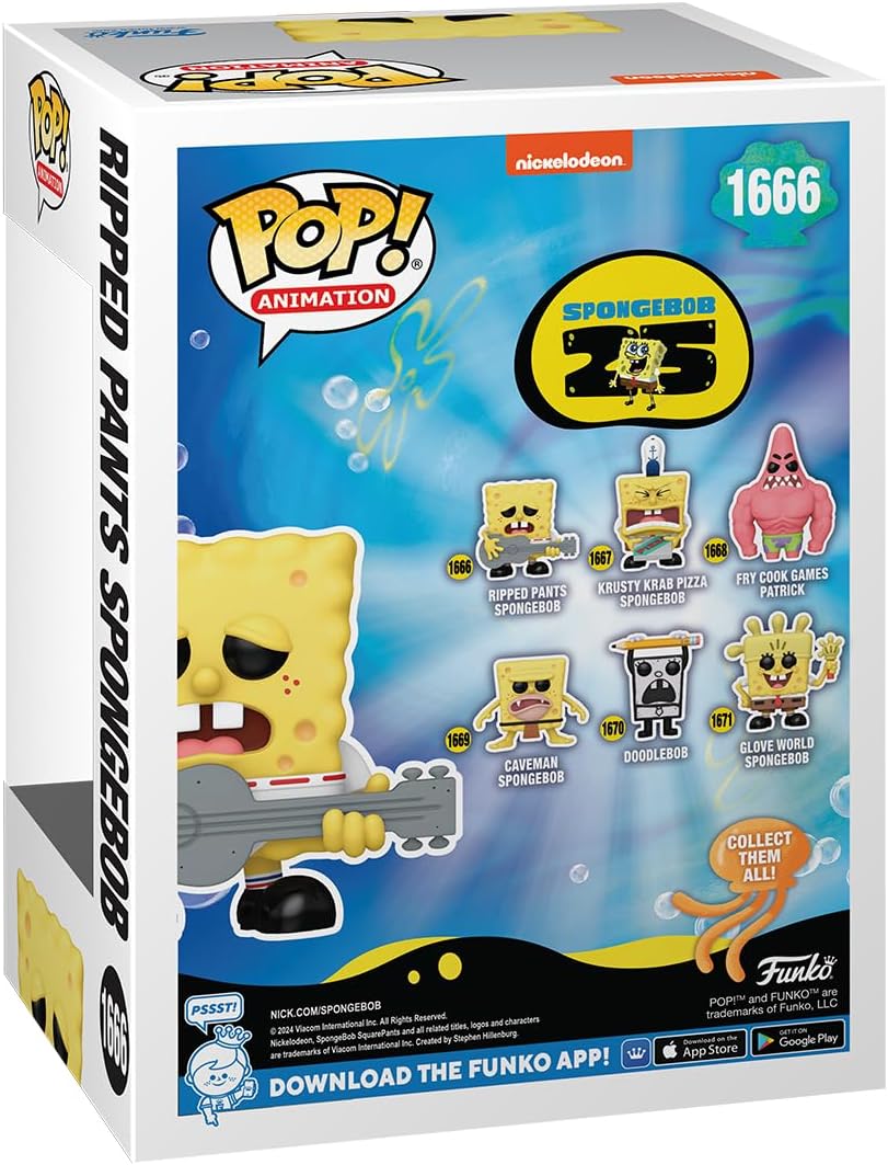 Funko Pop! TV: SpongeBob SquarePants 25th Anniversary - SpongeBob (with Guitar) - flash vidéo