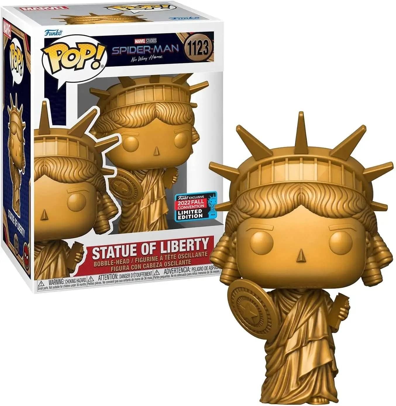 Funko Pop! Marvel: Spider-Man: No Way Home - Statue of Liberty - Convention Limited Edition - flash vidéo