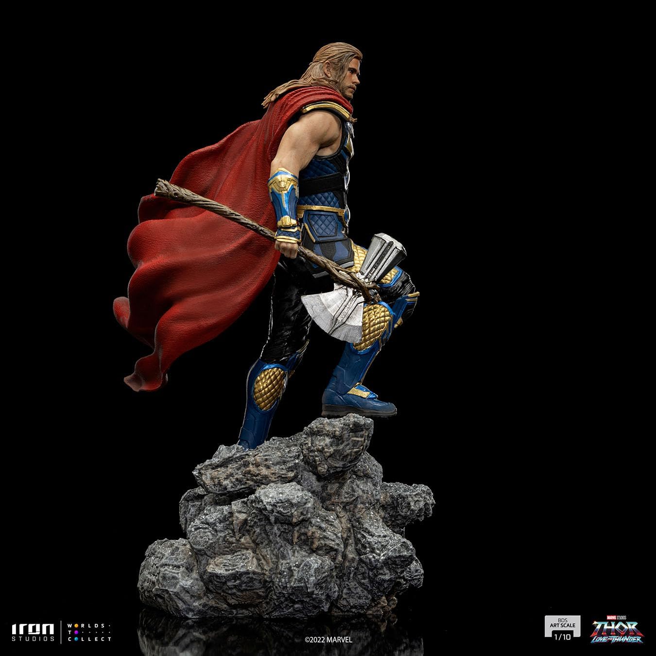Iron Studios - BDS Arts Scale 1/10 - Marvel - Thor: Love and Thunder - Thor Statue 26cm - flash vidéo