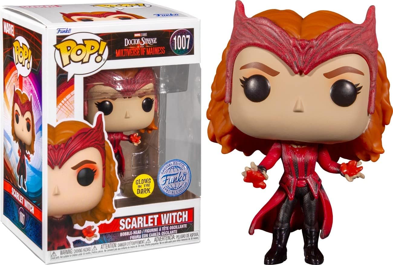 Funko Pop! Marvel: Doctor Strange in the Multiverse of Madness - Scarlet Witch (Glow in the dark) - Special Edition - flash vidéo