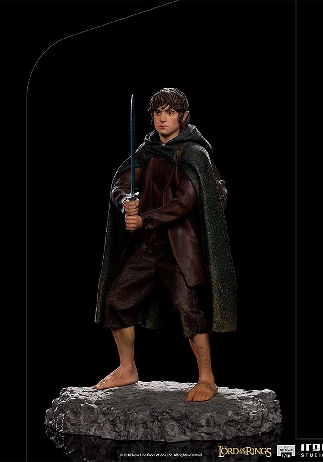 Iron Studios - BDS Arts Scale 1/10 - The Lord of the Rings - Frodo Baggins Statue 12cm - flash vidéo