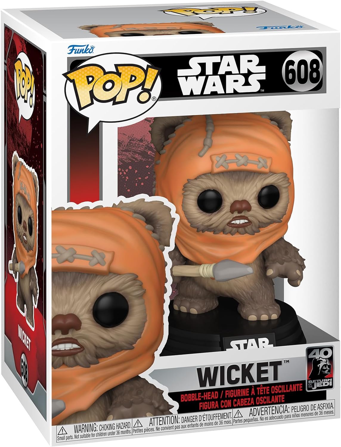 Funko Pop! Star Wars: Return of the Jedi 40th Anniversary - Wicket - flash vidéo