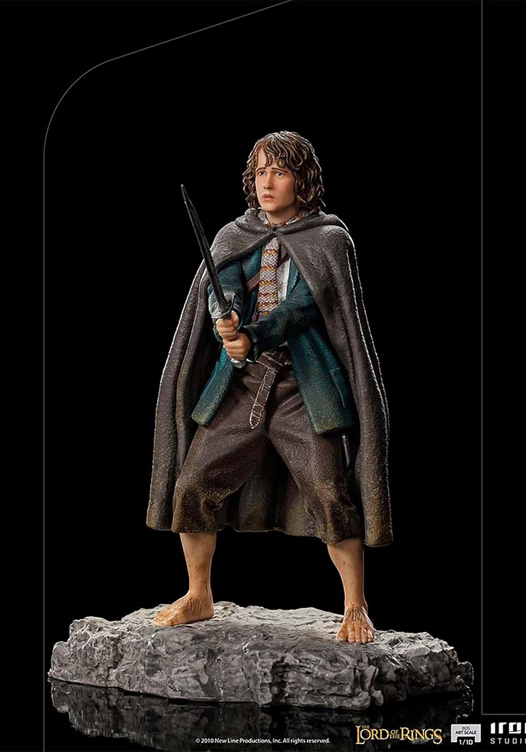 Iron Studios - BDS Arts Scale 1/10 - The Lord of the Rings - Pippin Took Statue 12cm - flash vidéo