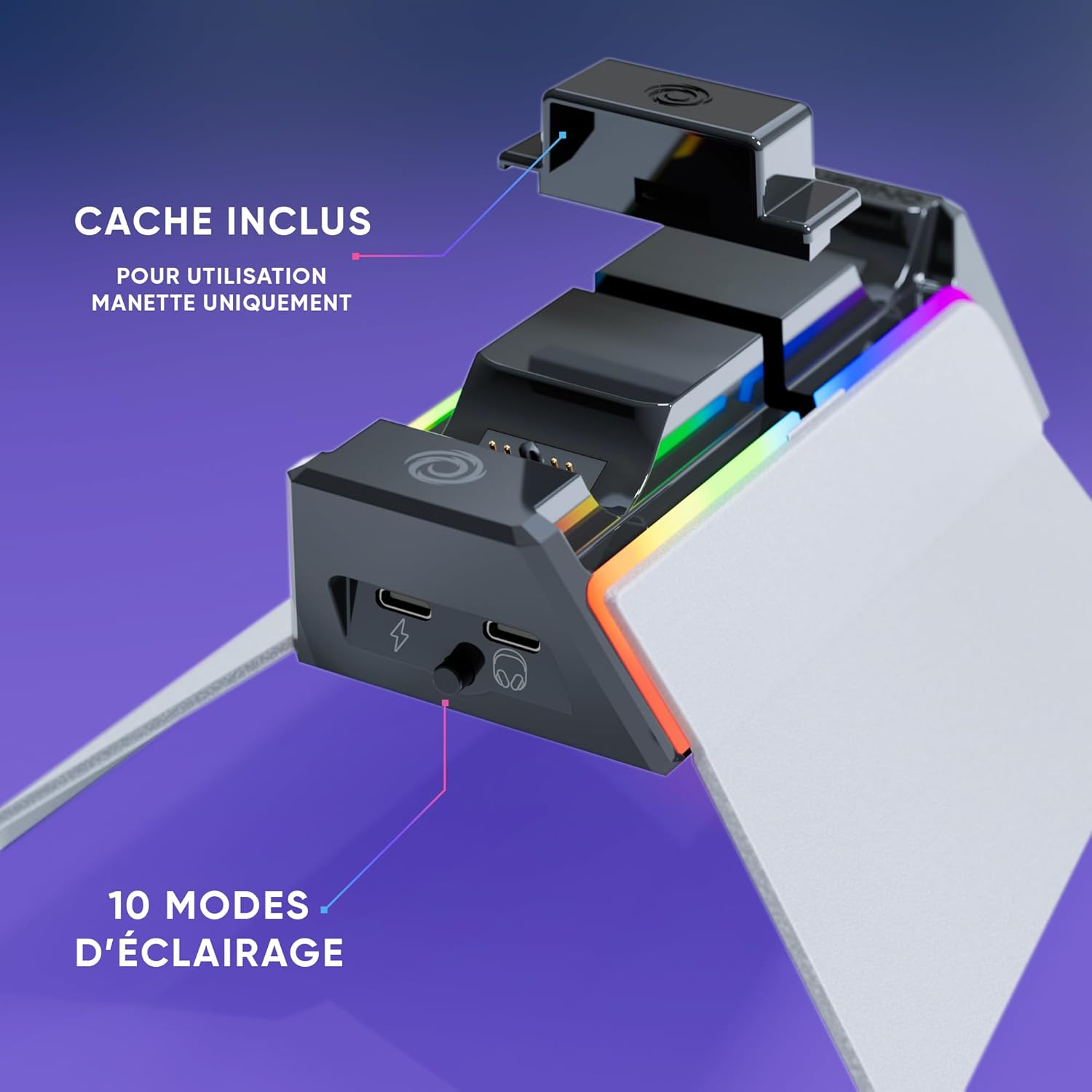 ONIVERSE - Station X3 de recharge rapide - Blanc (PS5)