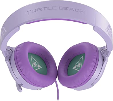 Turtle Beach - Casque de jeu filaire Recon 70 Lavande pour PS5, PS4, Xbox Series X|S, Xbox One, Switch et Mobile - flash vidéo