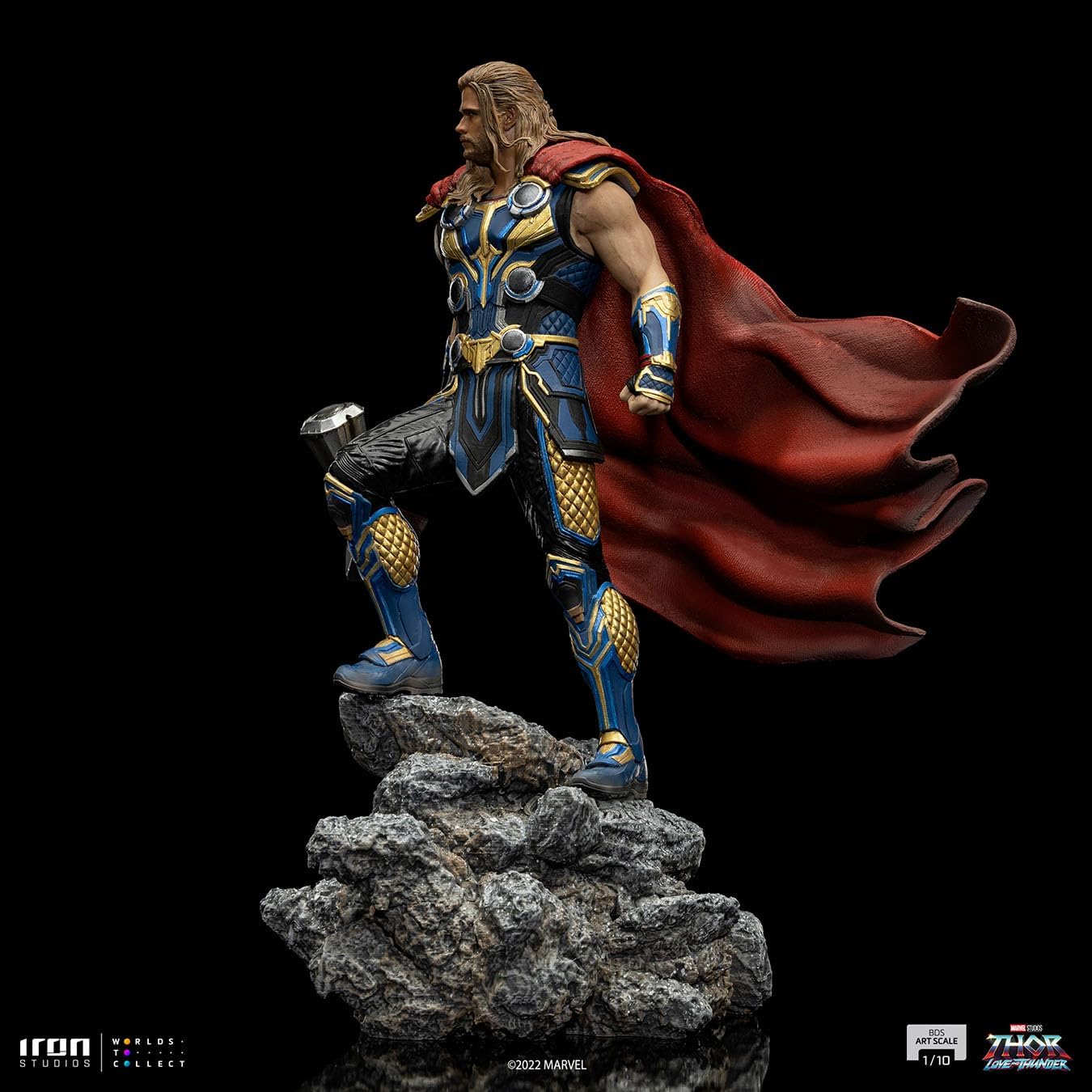 Iron Studios - BDS Arts Scale 1/10 - Marvel - Thor: Love and Thunder - Thor Statue 26cm - flash vidéo