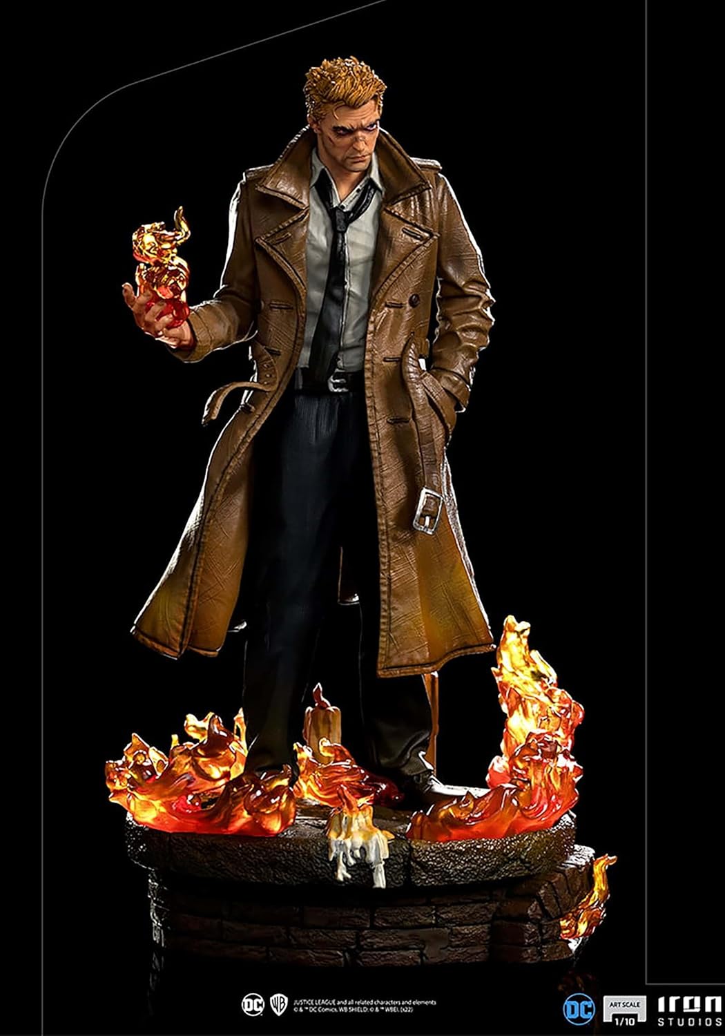 Iron Studios - Arts Scale 1/10 - DC Comics Series - John Constantine Statue 23cm - flash vidéo