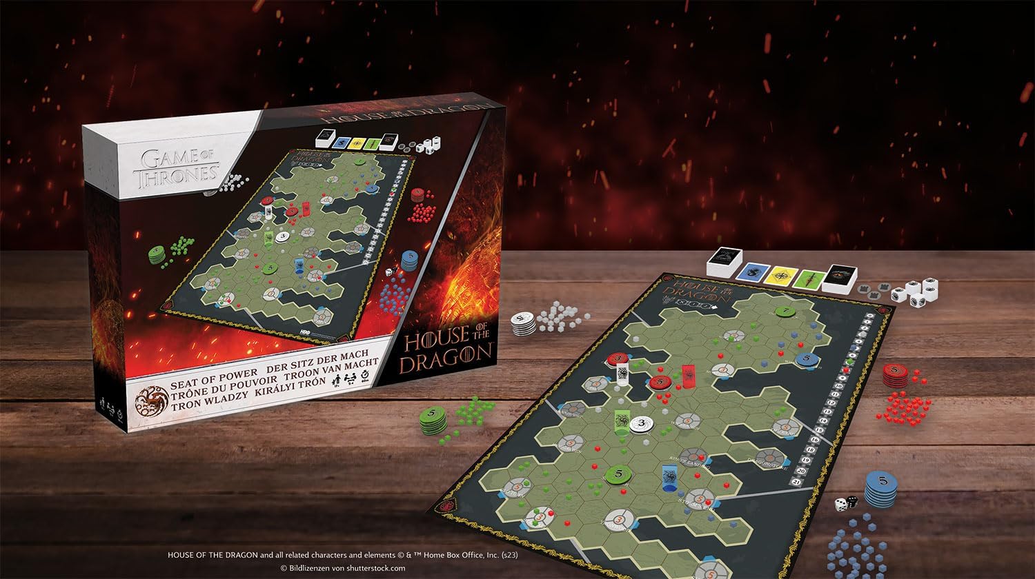 Shuffle - Jeu de plateau Game of Thrones: House of the Dragon Trône du Pouvoir - flash vidéo