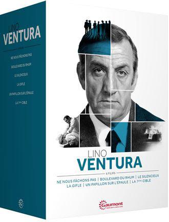 Lino Ventura - Coffret 6 films : Ne nous fâchons pas + Boulevard du Rhum + Le Silencieux + la Gifle + Un Papillon sur l'épaule + la 7ème cible [DVD]