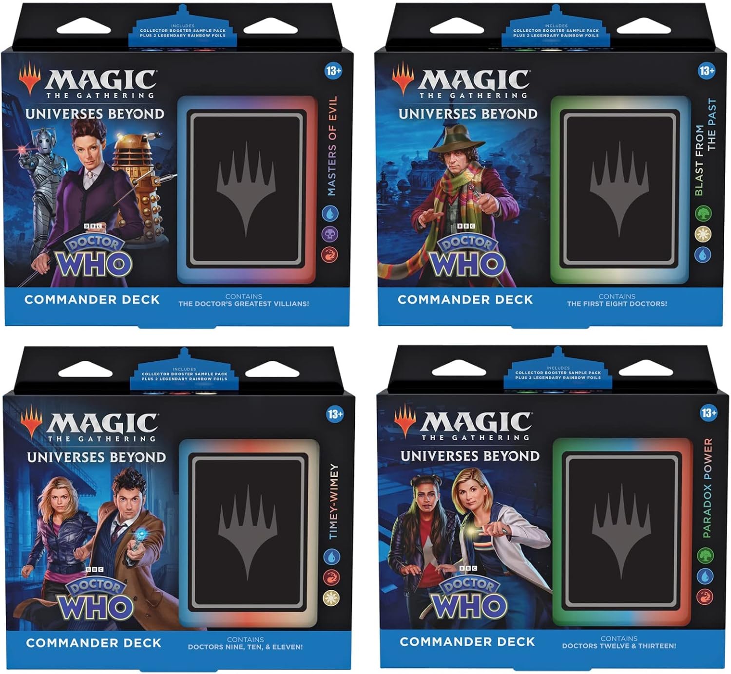 Magic: The Gathering - Doctor Who Commander Deck Assortment (4 Commander Deck) - flash vidéo