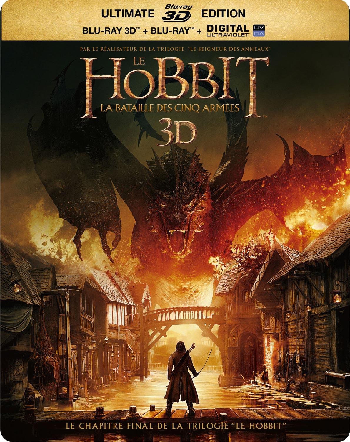 Le Hobbit : La bataille des Cinq Armées [Blu-ray 3D]