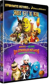 Shrek vert de peur + Monstres contre Aliens : Les citrouilles mutantes venues de l'espace [DVD]