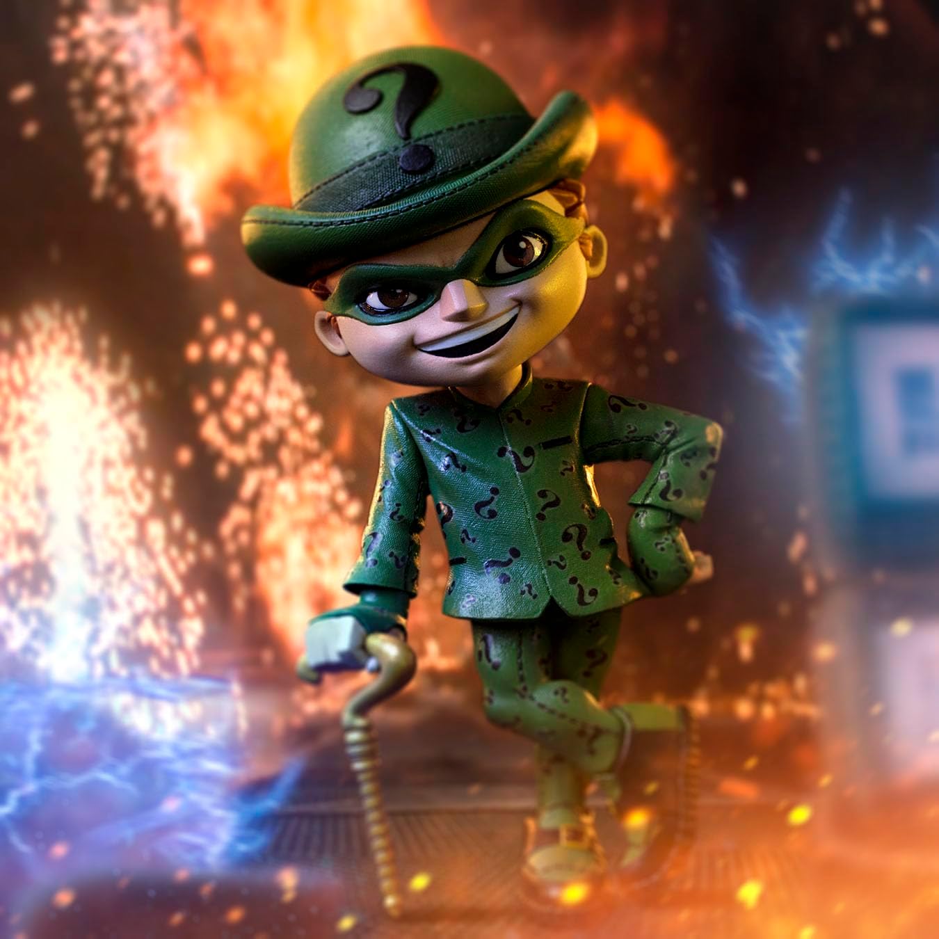 Iron Studios - MiniCo - DC Comics - Batman Forever - Riddler Statue 15cm - flash vidéo
