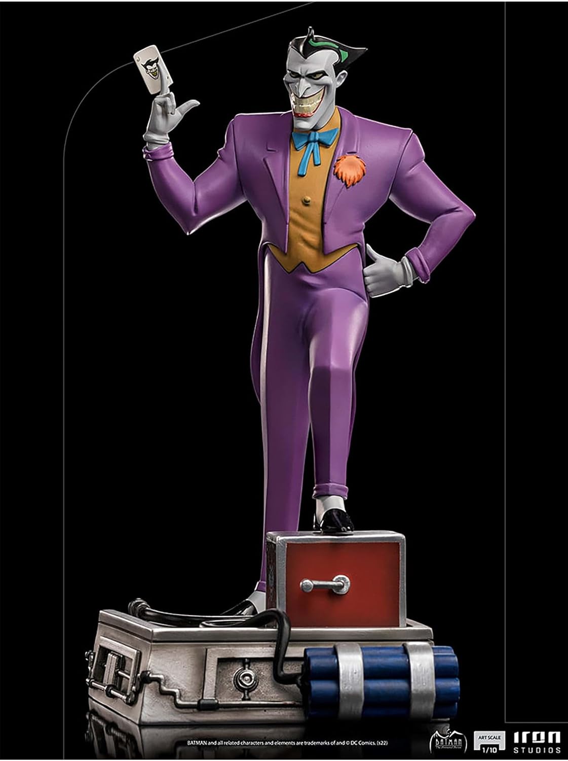 Iron Studios - Arts Scale 1/10 - DC Comics - Batman: The Animated Series - The Joker Statue 21cm - flash vidéo