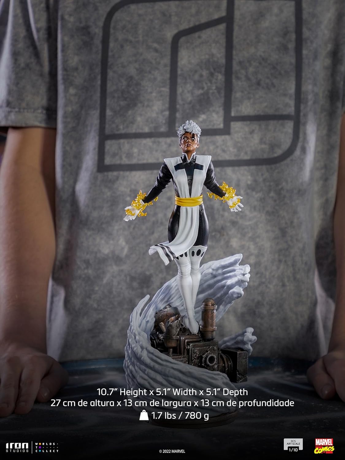 Iron Studios - BDS Arts Scale 1/10 - Marvel - X-Men: Age of Apocalypse - Storm Statue 27cm - flash vidéo