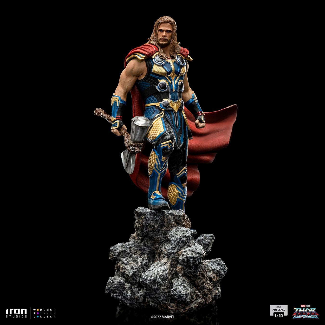 Iron Studios - BDS Arts Scale 1/10 - Marvel - Thor: Love and Thunder - Thor Statue 26cm - flash vidéo