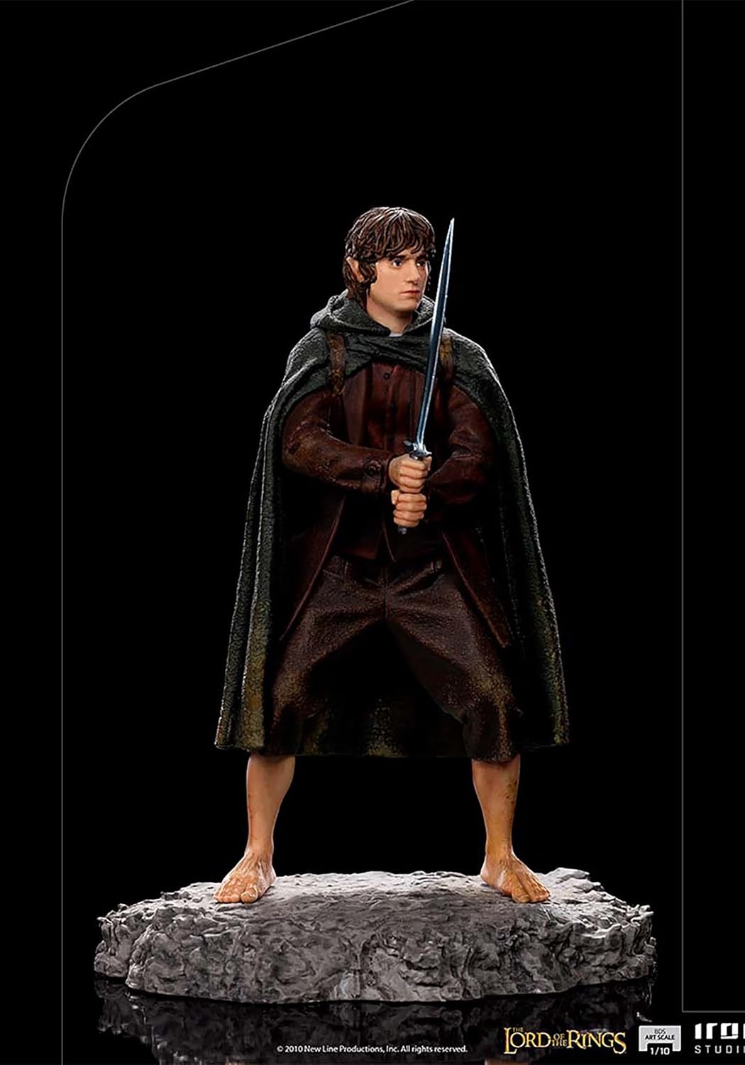 Iron Studios - BDS Arts Scale 1/10 - The Lord of the Rings - Frodo Baggins Statue 12cm - flash vidéo