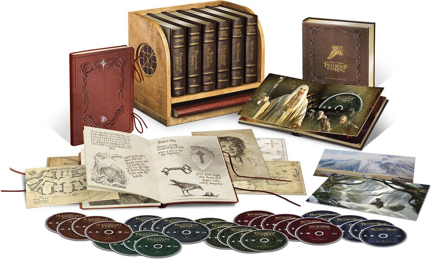 Le Hobbit et Le Seigneur des Anneaux, les trilogies [Blu-ray]