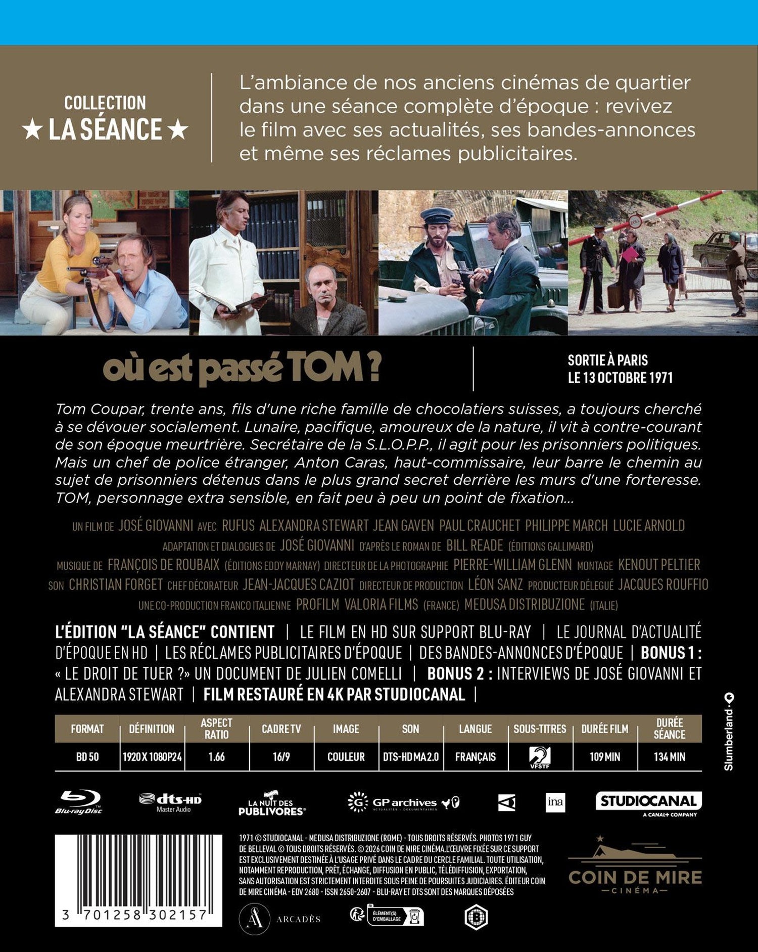 Où est passé Tom ? [Blu-ray]
