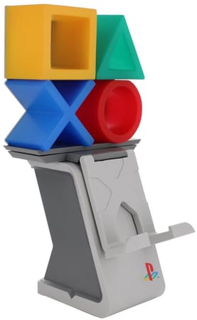 Cable Guys Ikon - Sony - Playstation Heritage Logo Support Lumineux Chargeur pour Téléphone et Manette - flash vidéo