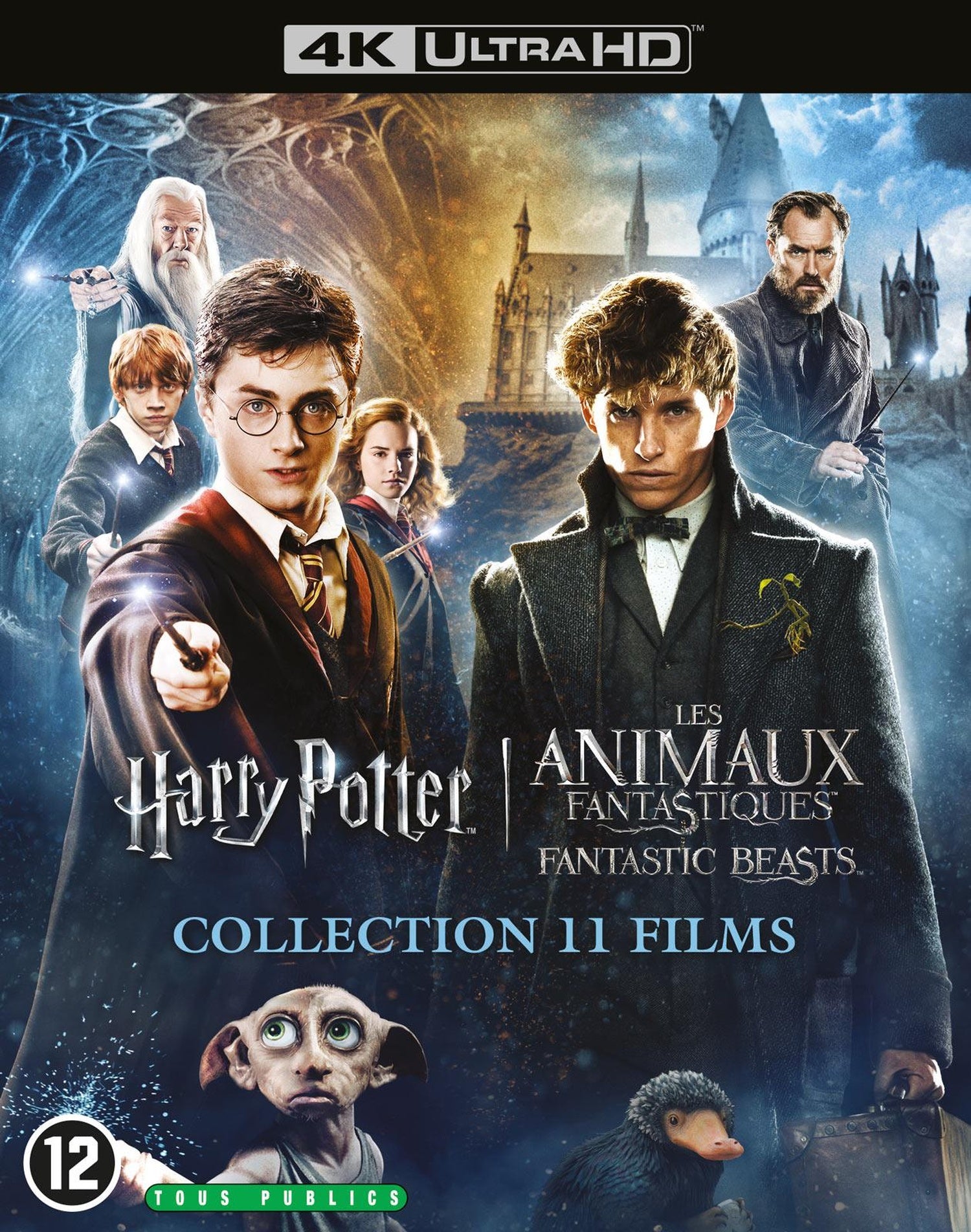 Wizarding World - Harry Potter / Les Animaux fantastiques - L'intégrale coffret 11 films [4K Ultra HD]