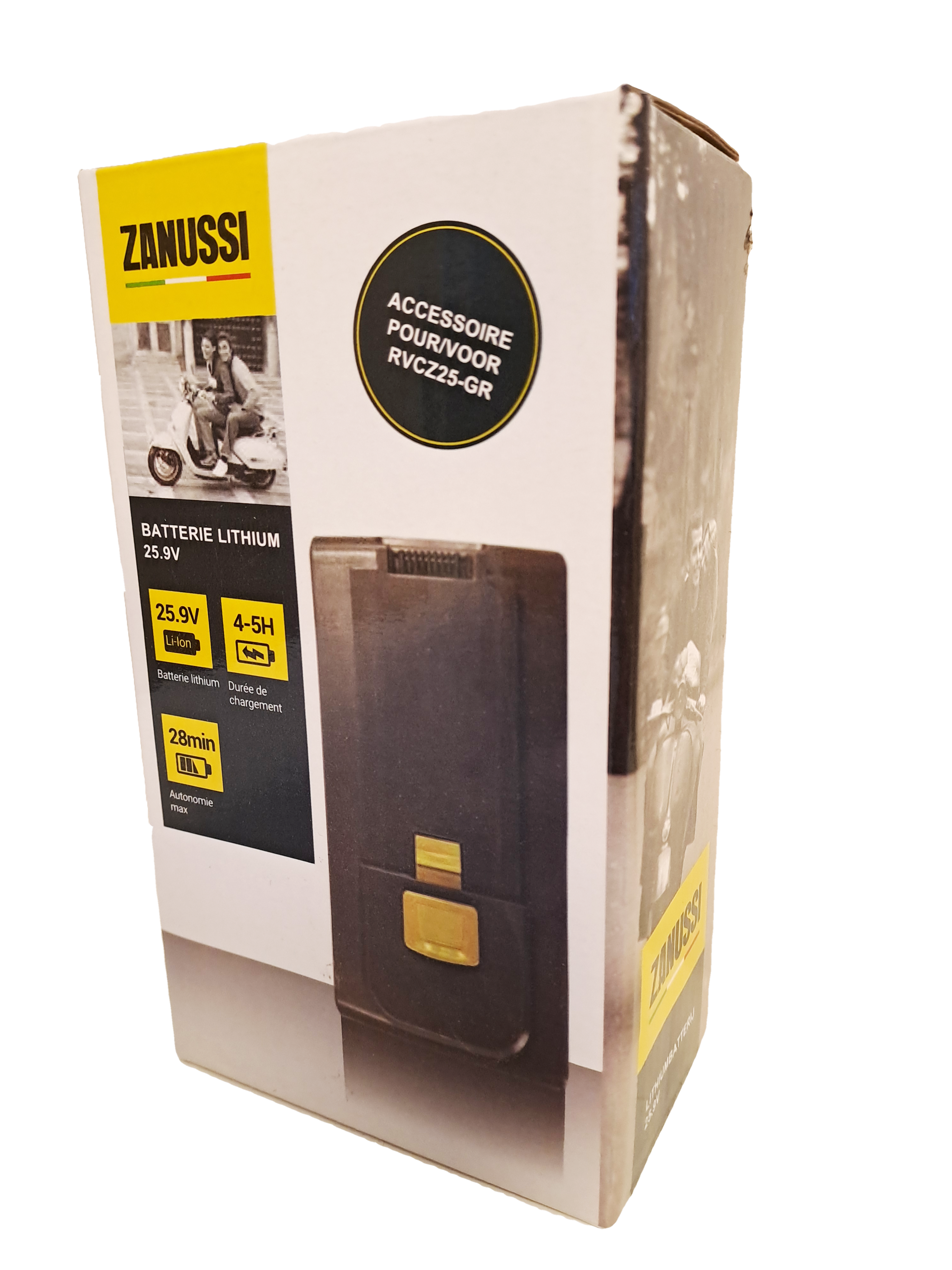 Zanussi - Batterie supplémentaire 25.9V pour Aspirateur modèle RVC25 - flash vidéo