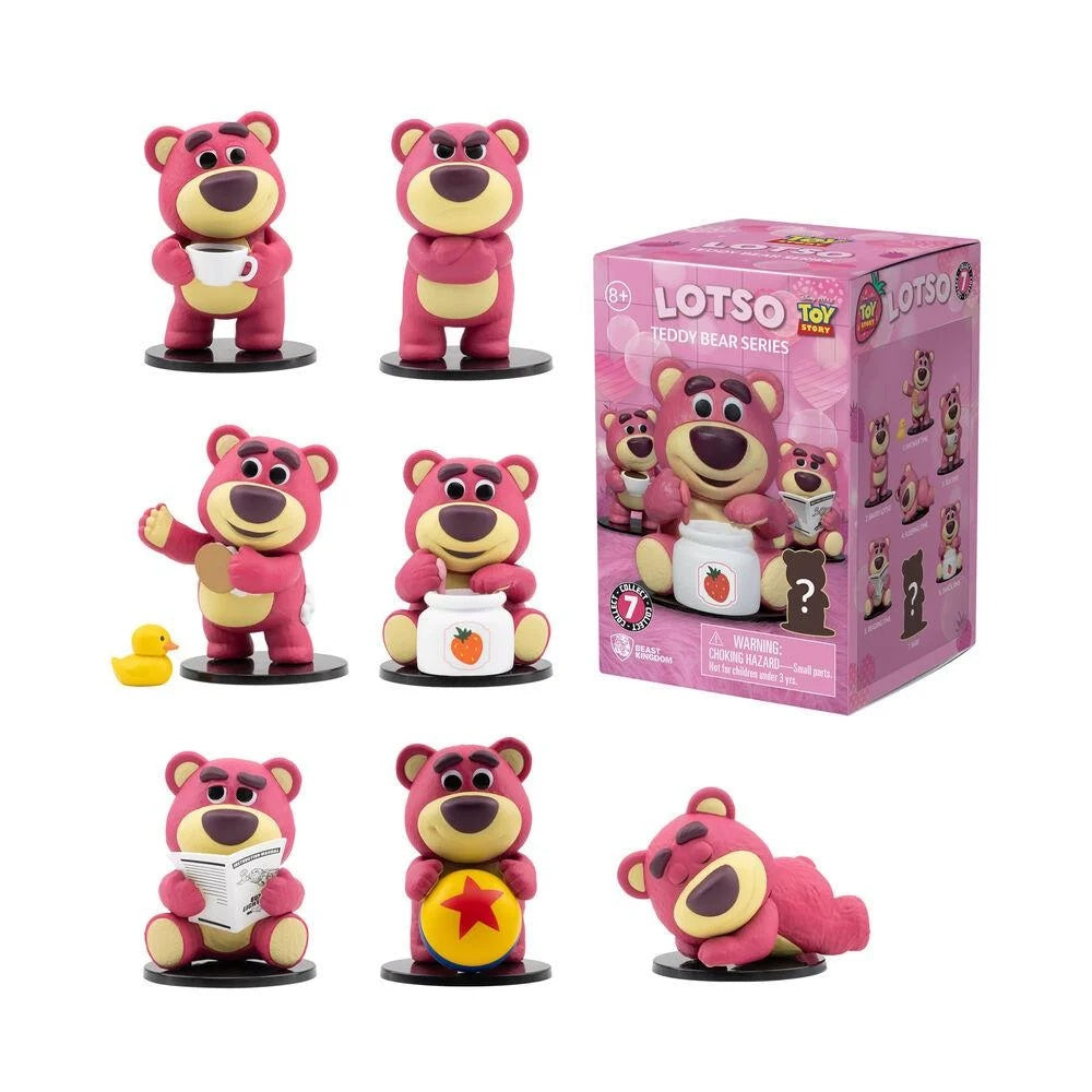 YuMe Hero Box Teddy Bear Series - Display de figurines Toy Story Lots-o'-Huggin' Bear Mini Figure (12 unités) - 2 PDQs