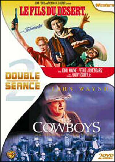 Double séance Western - Le fils du désert + Les cowboys [DVD] - flash vidéo
