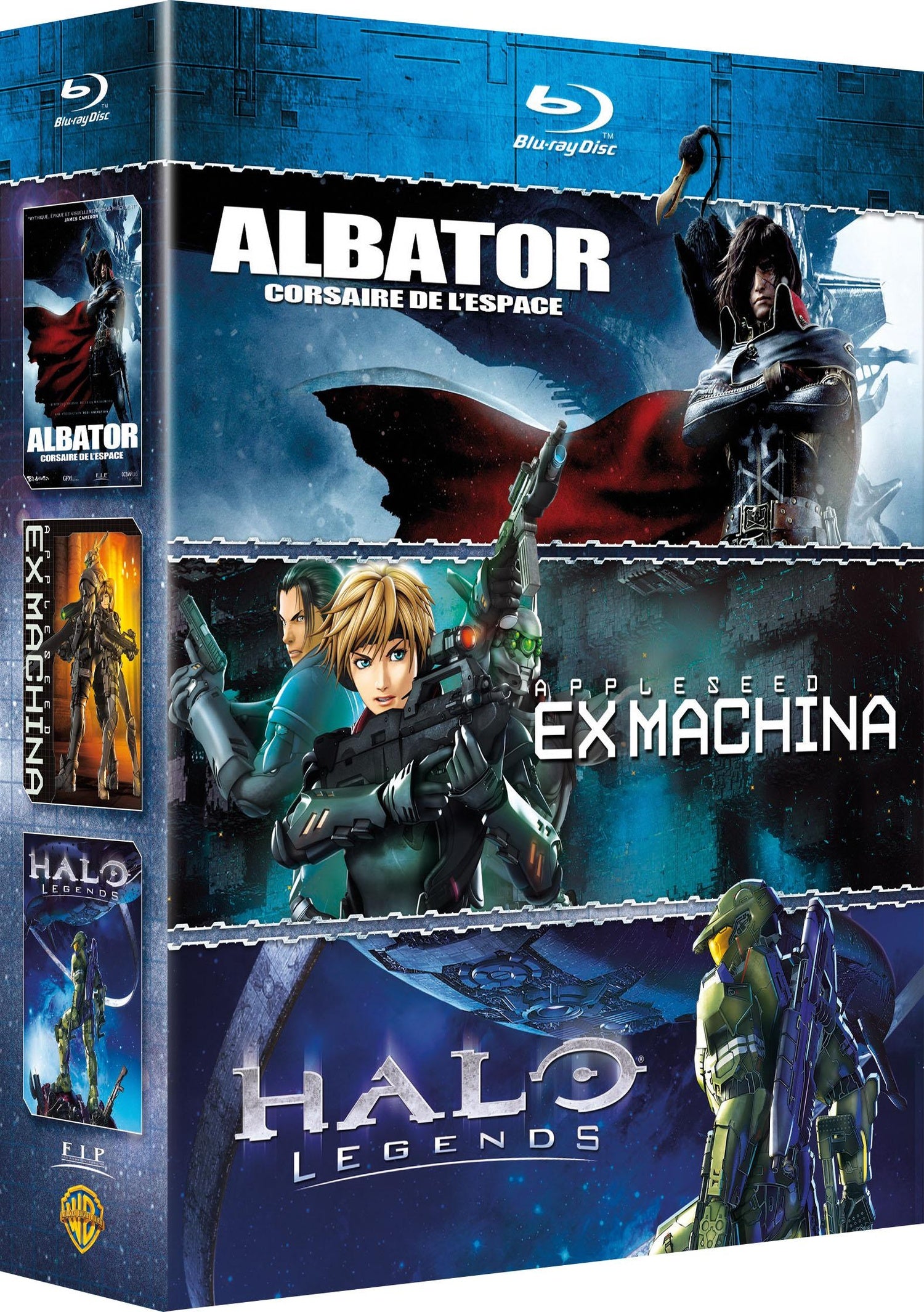 Albator, corsaire de l'espace + Halo Legends + Appleseed Ex Machina [Blu-ray]