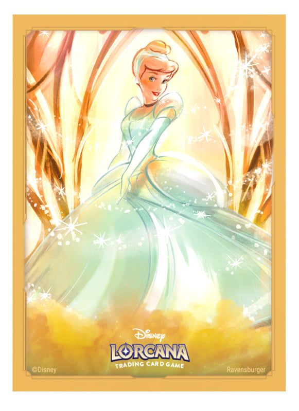 Disney Lorcana JCC : L'île d’Archazia - Pack de 65 Protèges-cartes Cendrillon