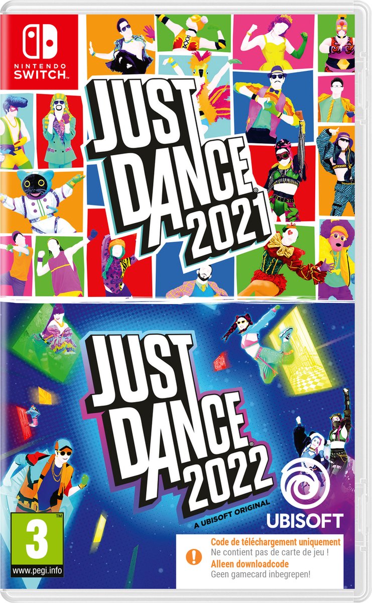 Just Dance 2021 & Just Dance 2022 (Code-in-a-box)