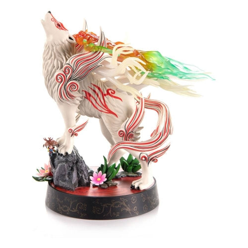 First 4 Figures - Okami - Shiranui (Hurlement Céleste) Statue 23cm - flash vidéo